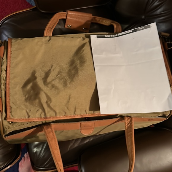 Vintage Hartmann Nylon/Leather Unisex Duffle Bag - Picture 7 of 8